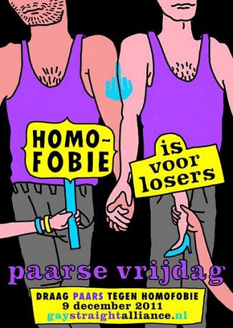 Paarse Vrijdag tegen homo/transfobie start in Zeist