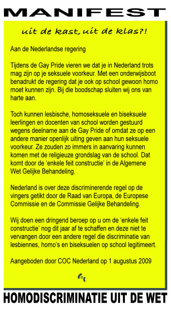 Homojongeren enteren boot minister Plasterk