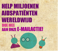 AzG-actie: 'Help miljoenen aidspatiënten wereldwijd'