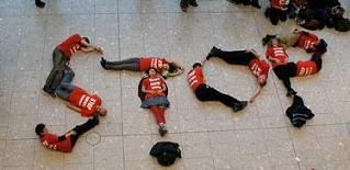 Flashmob tegen discriminatie in Utrecht