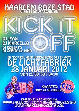 Start voorverkoop Kick iT Off Haarlemse Roze Jaar 2012