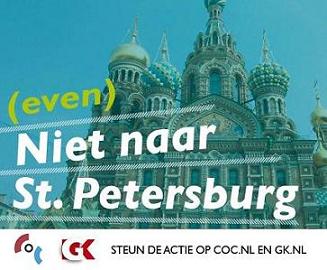 ACTIE: (even) NIET naar SINT PETERSBURG