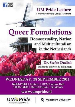 Lezing: Queer Foundations - 28 september Maastricht
