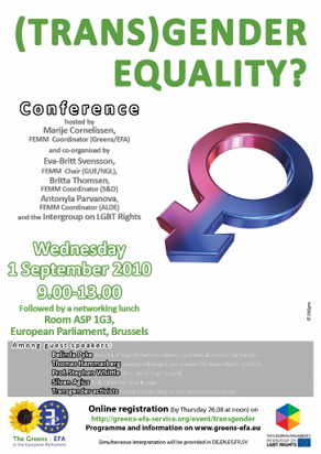 Europese Conferentie (Trans)Gender Equality