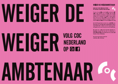 COC start protestactie Amsterdam Gay Pride