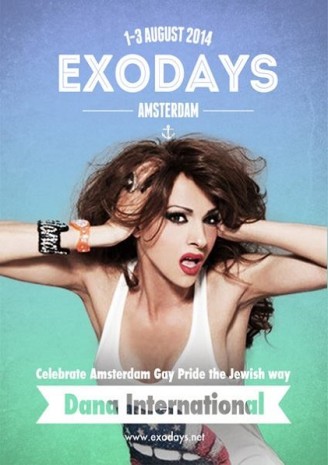 EXODAYS 1 - Joodse Boot Canal Parade 2014 met DIVA INTERNATIONAL