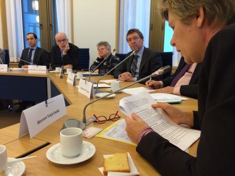Tanja bij staatscommissie - FOTO Philip Tijsma