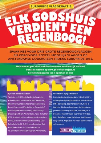 EuroPride Vlaggenactie FLYER